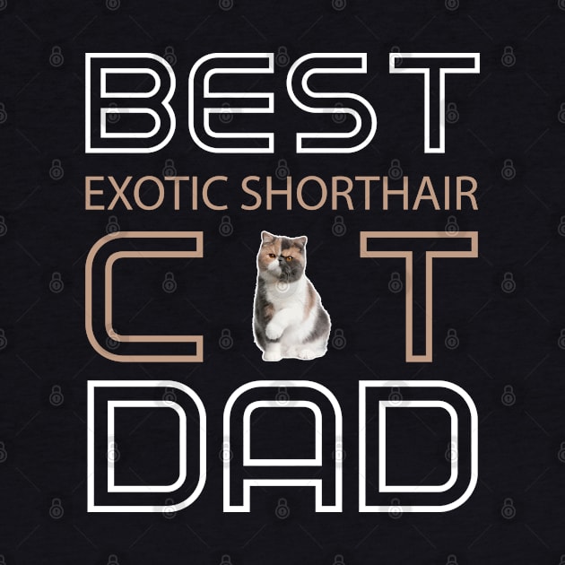 Best Exotic Shorthair Cat Dad by AmazighmanDesigns